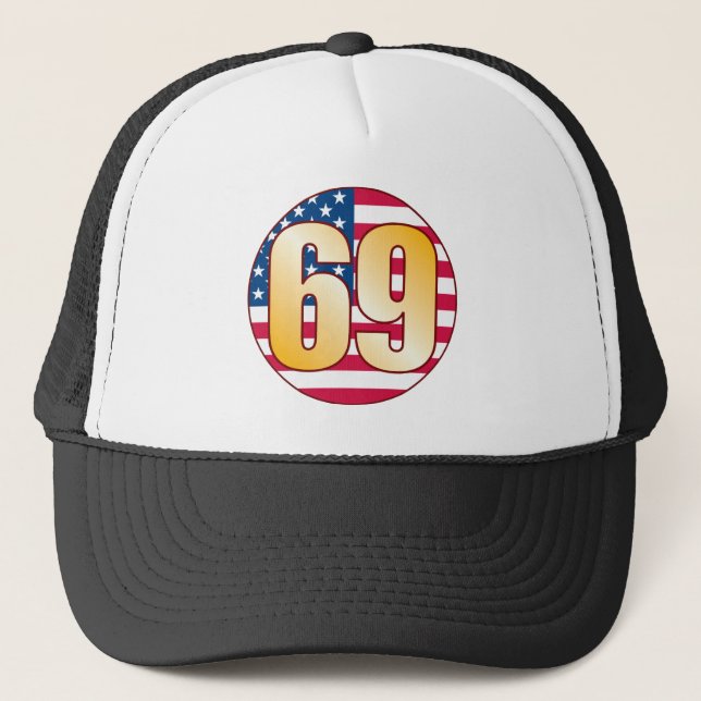 Guld för 69 USA Truckerkeps (Framsida)