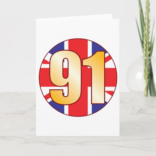 Guld för 91 UK Kort (Framsida)