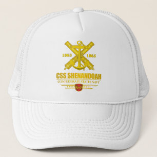 Guld för CSS Shenandoah (marinEmblem) Truckerkeps