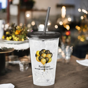 Guld för den Bachelorette partysvarten sväller Take Away Mugg