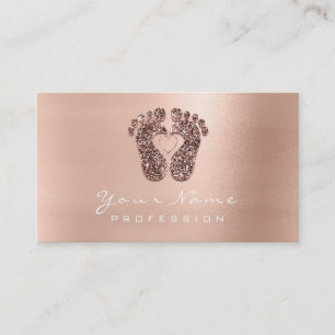 Guld för glitter för Reflexologymassageterapeut Visitkort