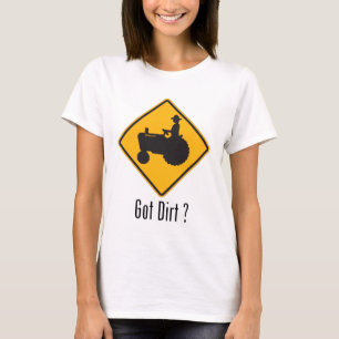 Guld för harsmutstraktor t shirt