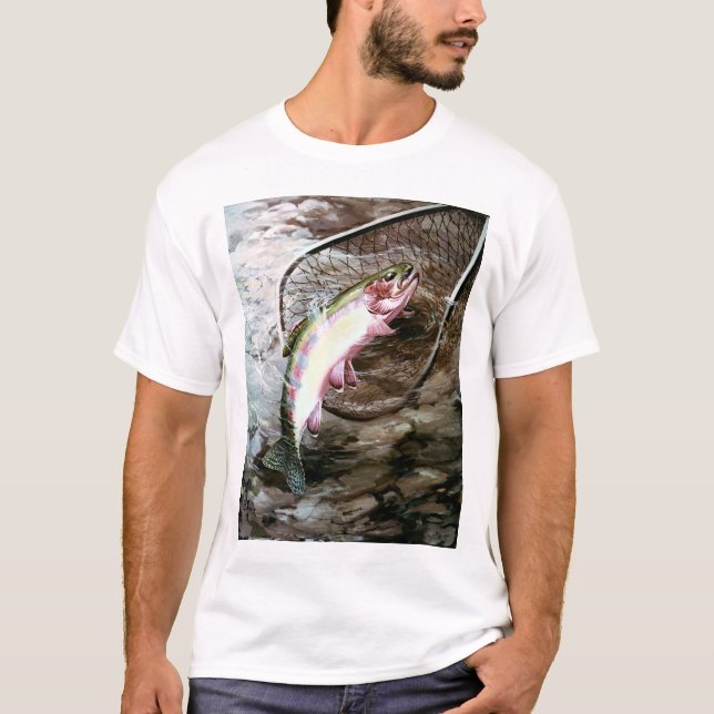 guld- forellutslagsplatsskjorta t shirt (Framsida)