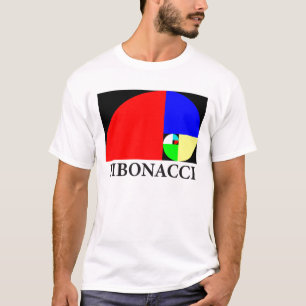 Guld- förhållande, Fibonacci spiral T Shirt