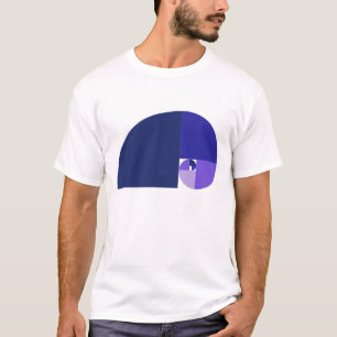 Guld- förhållande, Fibonacci spiral Tee Shirt