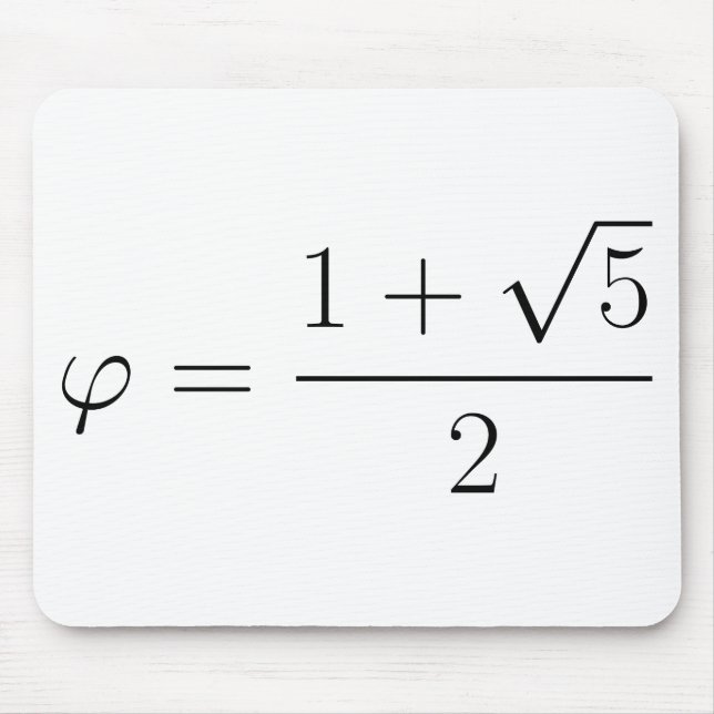 Guld- förhållande musmatta (Framsidan)