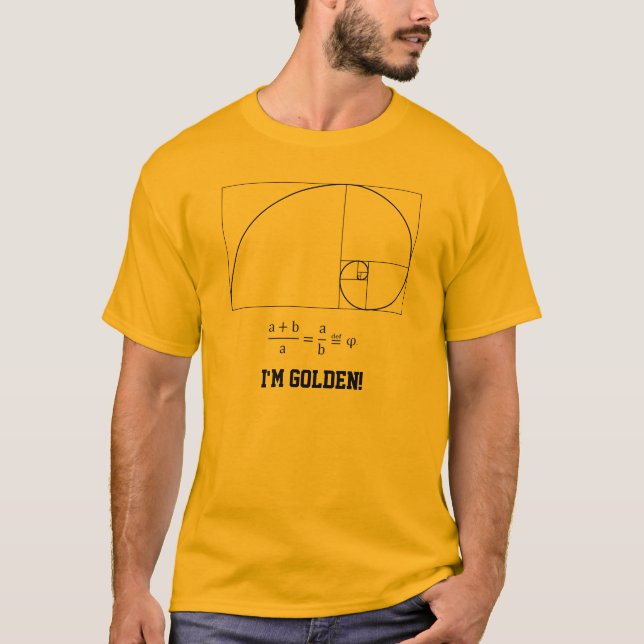 Guld- förhållandeT-tröja T Shirt (Framsida)