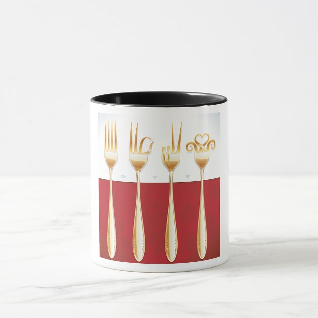 Guld Forks Mugg (Skapare uppladdad)