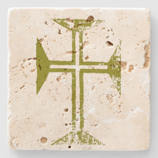 Guld förstörd-look Byzantine Kor Underlägg Sten