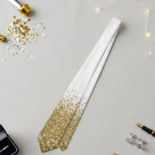 Guld Försvinnande Vattenfall Ombre Glitter look Slips