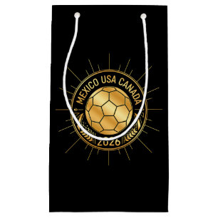 Guld Fotboll Emblem 2026 Mexiko USA Kanada