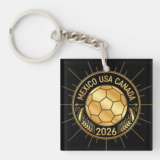 Guld Fotbollsemblem 2026 | Mexiko USA Kanada (Framsidan)
