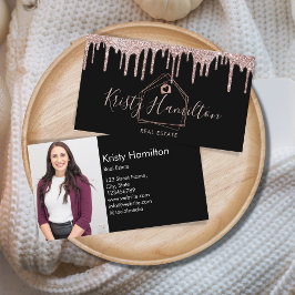 guld-foto i gods professionell visitkort