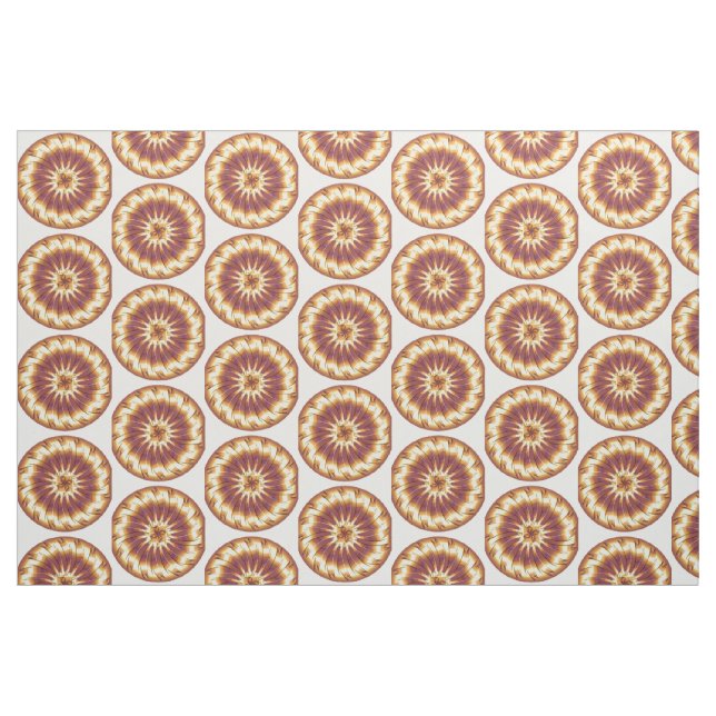 Guld- fractalelement tyg (Fat Quarter)