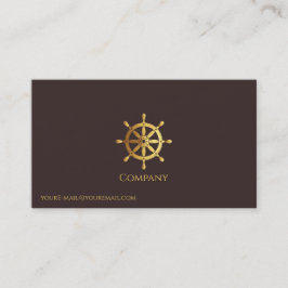 Guld Frakt Wheel Visitkort