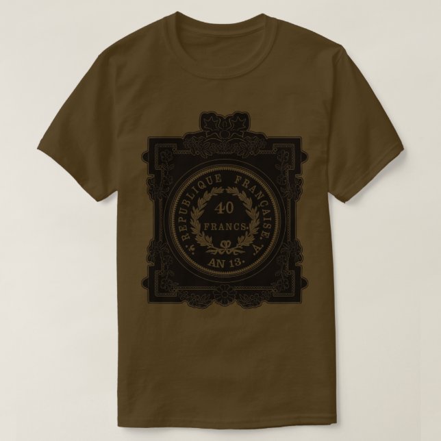 GULD FRANC COIN T SHIRT (Design framsida)
