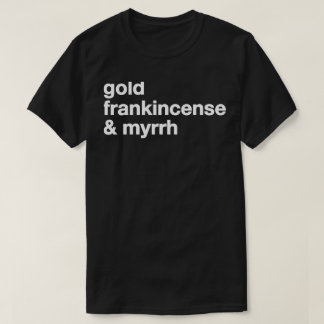 guld- frankincensemyrrht-skjorta tee