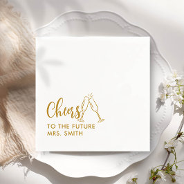 Guld Future Mrs Modern Möhippa Pappersservett