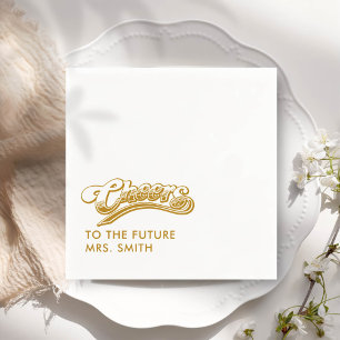 Guld Future Mrs Modern Möhippa Pappersservett