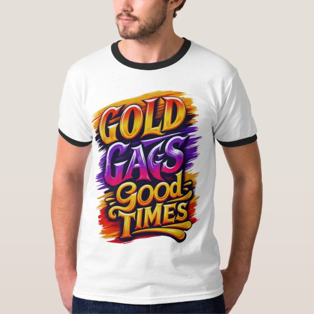 GULD GAGS BRA TIMES T SHIRT (Framsida)