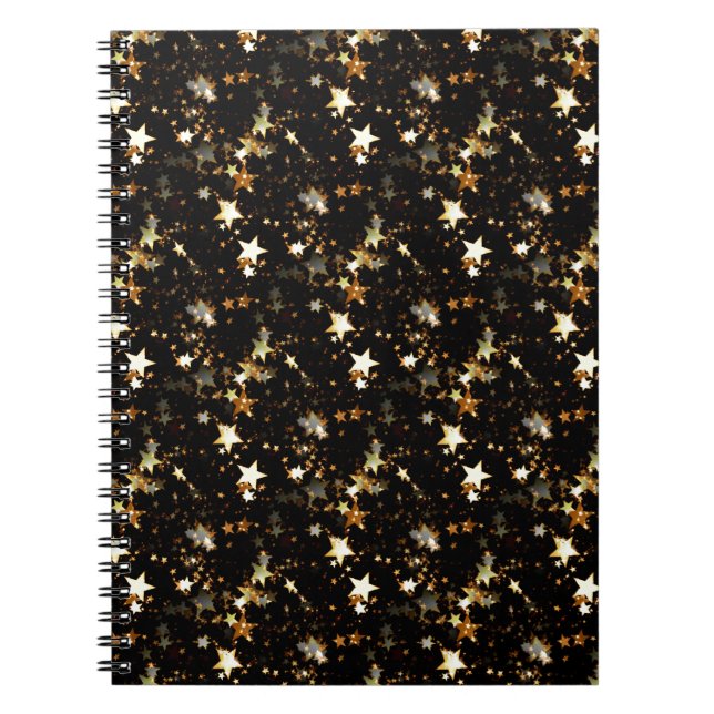 guld galaxy anteckningsbok (Framsidan)