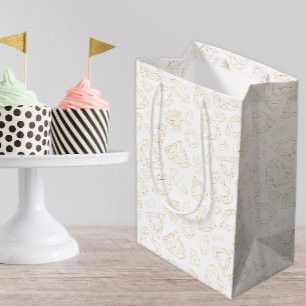 Guld Gemstone Glam Birthday Gift Bag