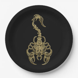 Guld- giftig venomous insekt för scorpion mycket