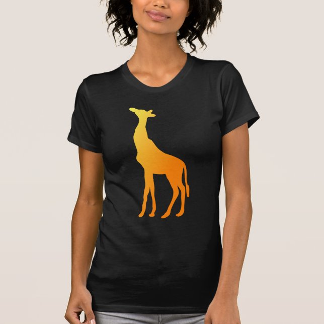 Guld- giraffSilhouette Tröja (Framsida)
