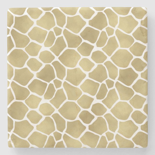 Guld- girafftryck stenunderlägg (Framsidan)