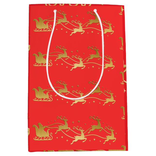 Guld GLAD på Röd Jul (Framsidan)