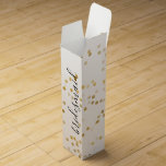 Guld Glam Confetti Bridesmaid Vinlåda<br><div class="desc">Guld Glam Confetti Bridesmaid</div>