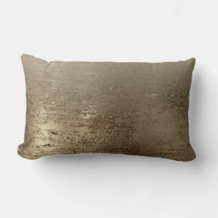 Guld Glam Förgylld Borste Modern Elegans Lumbarkudde