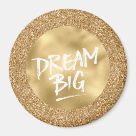 Guld Glam Glitter Gnistra Glitz Dream Big Magnet