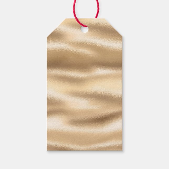 Guld Glam Glitter Presentetikett (Framsidan)