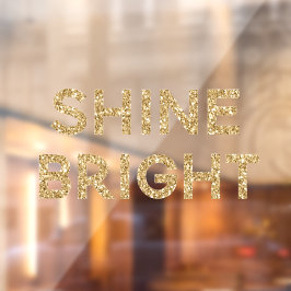 Guld Glam Glitter Shine Bright