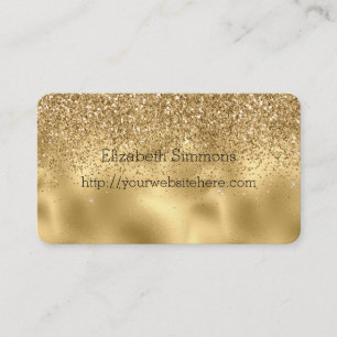 Guld Glam Glitz Glitter Visitkort