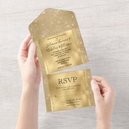 Guld Glam Glitzy Gnistra