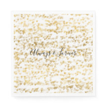 Guld Glam Hearts Bokeh