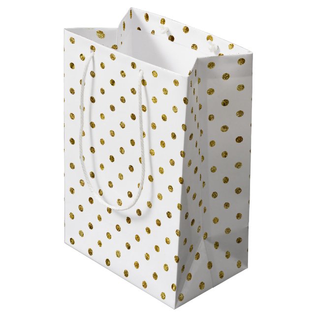 Guld Glam Polka dots (Baksidan Vinklad)