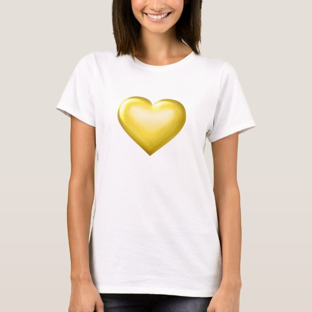 Guld glas t shirt (Framsida)