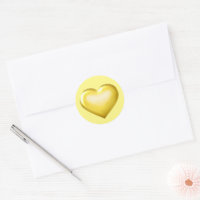 Guld Glass Heart