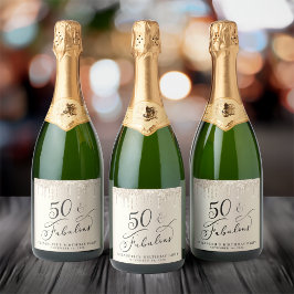 Guld Glitter 50:e Födelsedagsfesten