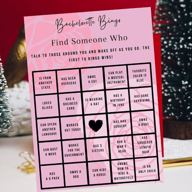 Guld Glitter Bachelorette Bingo Party Game Inbjudningar (Skapare uppladdad)
