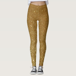 Guld-Glitter-ballongoriginal Leggings