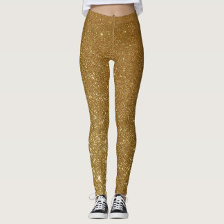 Guld-Glitter-ballongoriginal Leggings