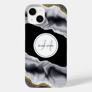 Guld Glitter Black Personalize