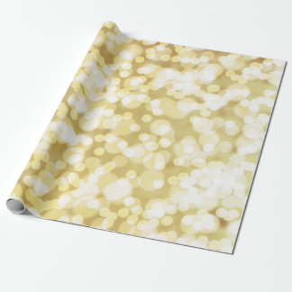 Guld- glitter Bokeh Presentpapper