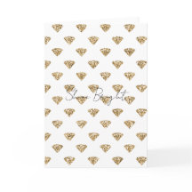 Guld Glitter diamanter