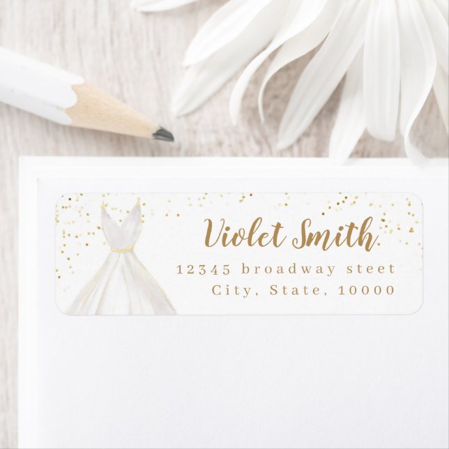 Guld Glitter Elegant Dress returadress Returadress Etikett (Insitu)
