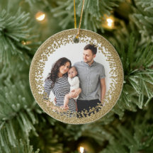 Guld Glitter fotojul